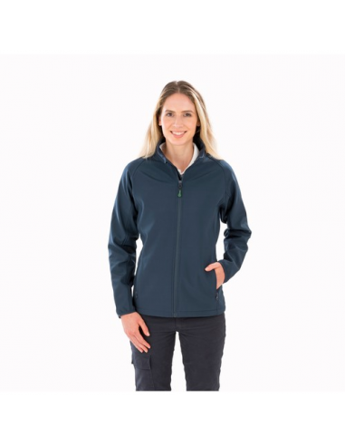 Giacca softshell donna in materiale riciclato