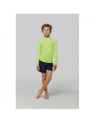 T-shirt tecnica manica lunga bambino con protezione anti-UV