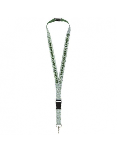 Lanyard Balta in PET riciclato con sgancio di sicurezza e fibbia