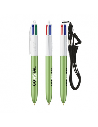 BIC® 4 Colours Glacé with Lanyard