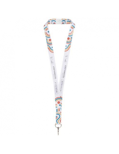 Lanyard Addie con stampa in sublimazione e sgancio di sicurezza