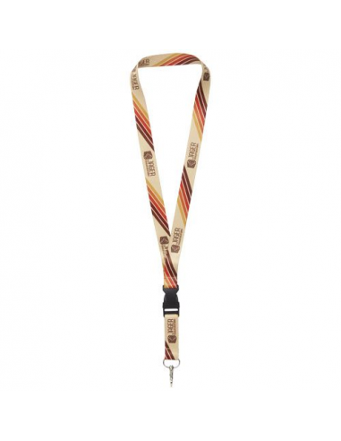 Lanyard Bucks con stampa in sublimazione e fibbia di sicurezza