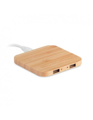 Caricatore wireless in bamboo CUADRO