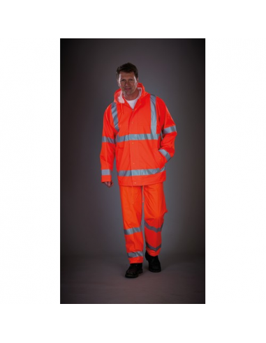 Giacca antipioggia traspirante Hi-Vis Soft Flex