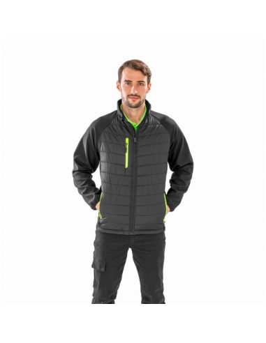 Giacca softshell black compass