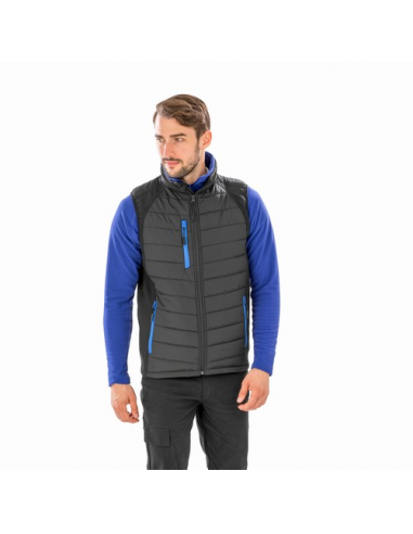 Gilet softshell black compass