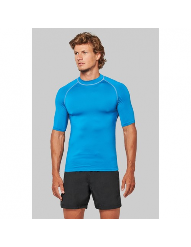 T-shirt tecnica unisex manica corta uomo con protezione anti-UV