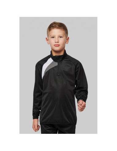 Giacca tuta allenamento bambino zip 1/4