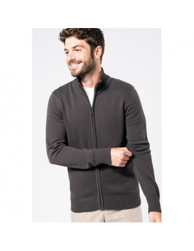 Cardigan uomo full zip