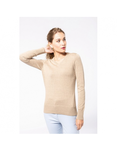 Maglione donna scollo a V