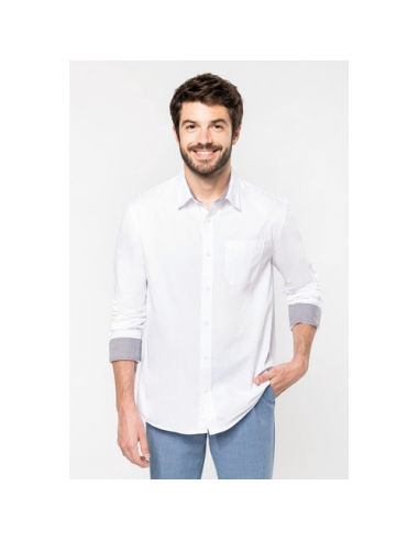 Camicia uomo Nevada in cotone manica lunga