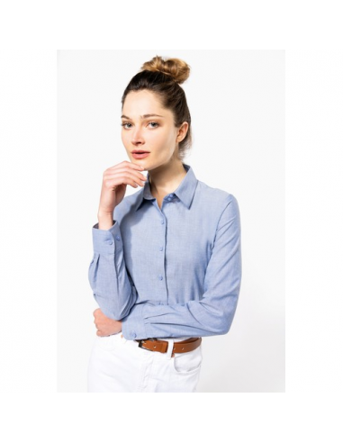 Camicia Oxford donna manica lunga