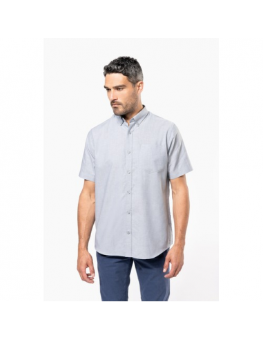 Camicia Oxford uomo manica corta