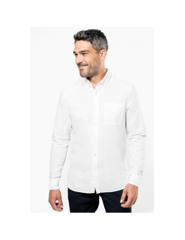 Camicia Oxford uomo manica lunga