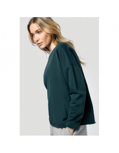 Felpa oversize "Loose" donna NON GARZATA