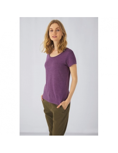 T-shirt donna Triblend girocollo