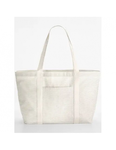 Striped Organic Cotton Shopper