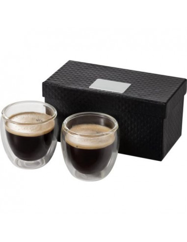 Set da 2 tazze in vetro per espresso Boda