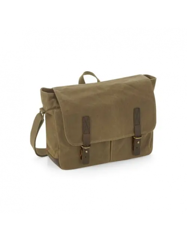 Heritage Waxed Canvas Messenger