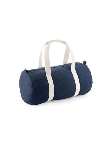 Denim Barrel Bag