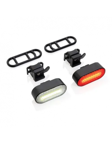 Set luci USB ricaricabili da bicicletta Lumino in rPlastica