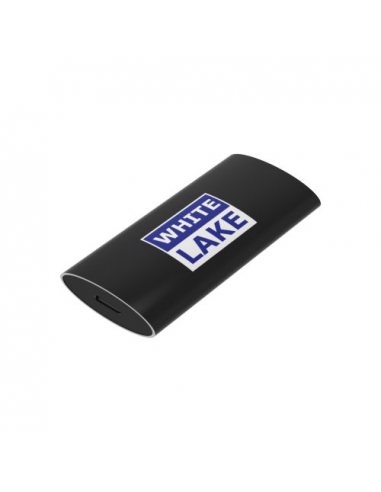 White Lake Compact External SSD Silver, 1TB