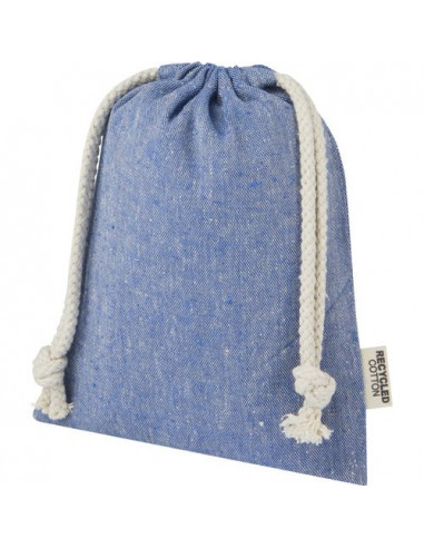 Sacchetto per confezione regalo piccolo in cotone riciclato 150 g/m² certificato GRS Pheebs - 0,5L