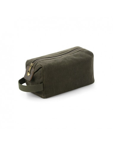 Heritage Waxed Canvas Wash Bag