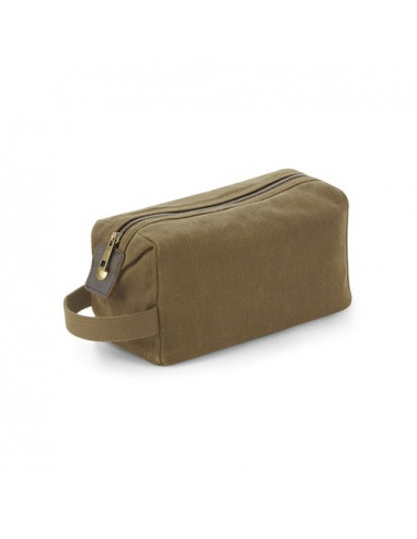 Heritage Waxed Canvas Wash Bag