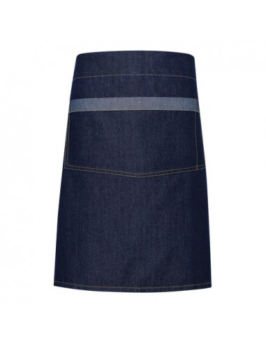 Domain Contrast Denim Waist Apron