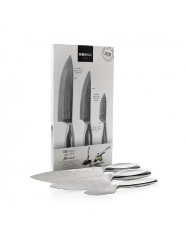 BOSKA Coltelli da cucina Monaco+, set di 3 pezzi