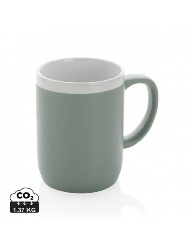 Tazza in ceramica con bordo bianco 300ml