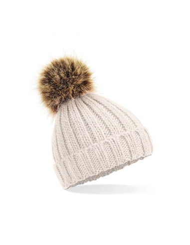 Infant Fur Pom Pom Chunky Beanie