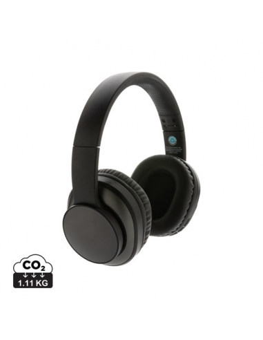 Cuffie wireless Terra RCS in alluminio riciclato