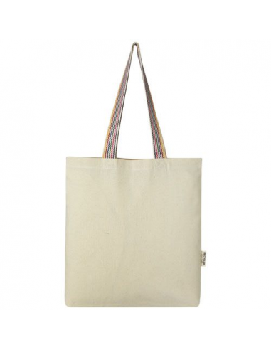 Tote bag in cotone riciclato da 180 g/m² Rainbow - 5L