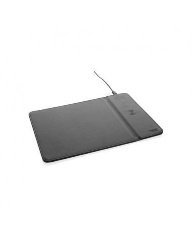 Tappetino mouse con ricarica wireless 10W in PU riciclato