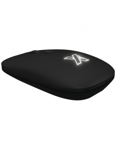 Mouse wireless in materiale antibatterico con logo luminoso SCX.design O22