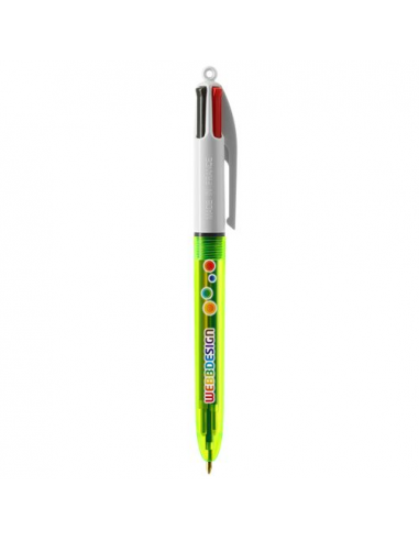 BIC® 4 Colours Fluo Penna a sfera