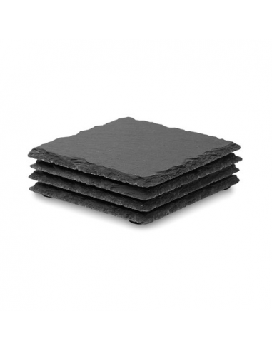 SLATE4 Sottobicchieri con base in EVA