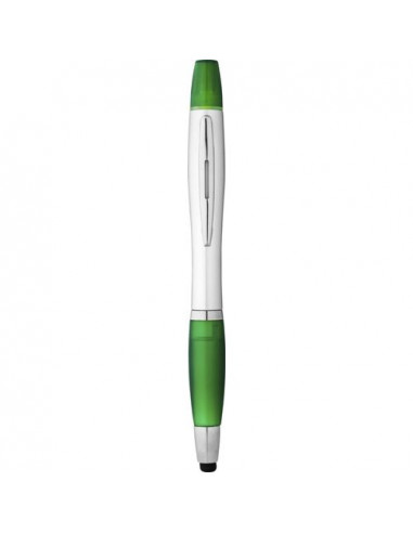 Penna a sfera con stylus ed evidenziatore Nash