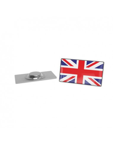 Pin Metal with magnet, Rectangular, 30 x 18 mm