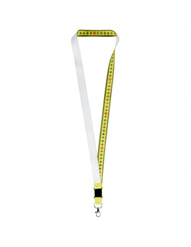 Lanyard con stampa 1 sublimazione lungo 1 metro Isla con sgancio di sicurezza