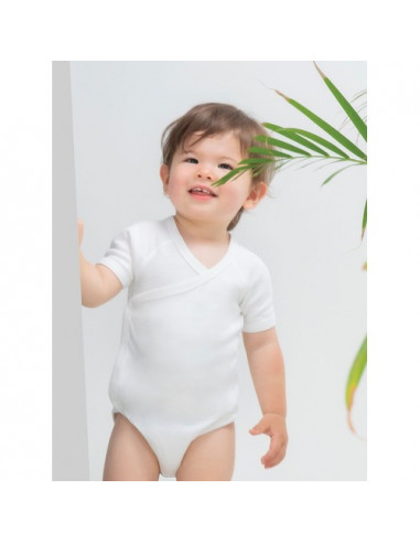 Organic Baby Kimono Bodysuit