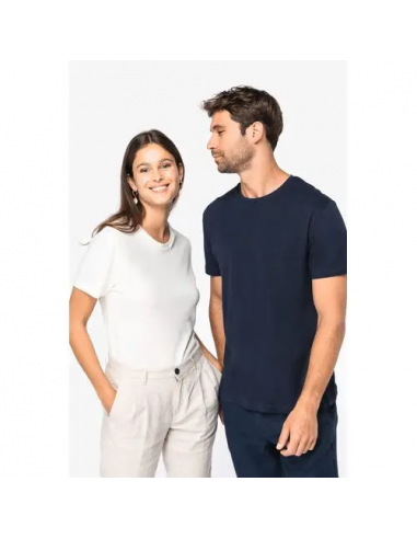 T-shirt unisex ecosostenibile in cotone bio e lino