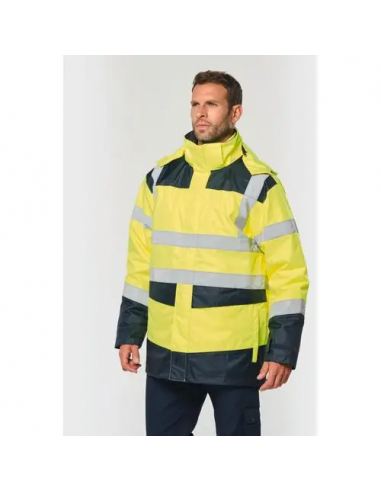 Parka di sicurezza riciclato 4 in 1