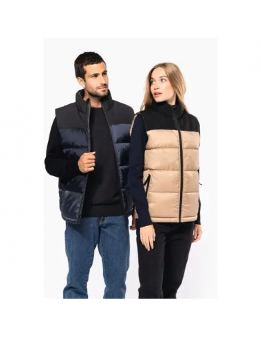 Bodywarmer imbottito bicolore unisex