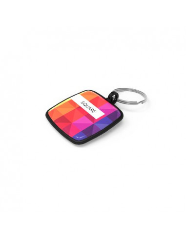 Key Ring Square Black