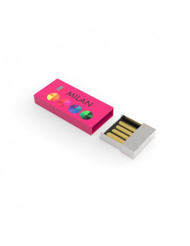 USB Stick Milan 3.0 Fuchsia, 128 GB Premium