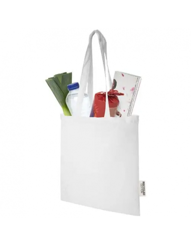 Tote bag in cotone riciclato GRS da 140 g/m2 Madras - 7L