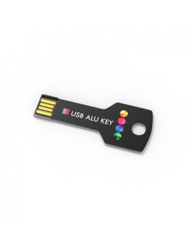 USB Stick Alu Key Black, 4 GB Basic